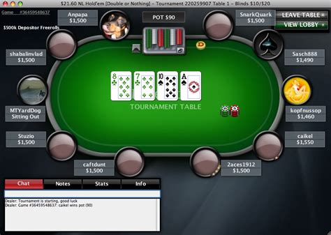 A Pokerstars Requisitos Do Sistema Mac