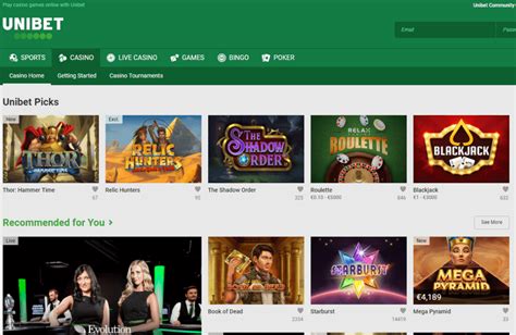 A Unibet Casino Recompensara