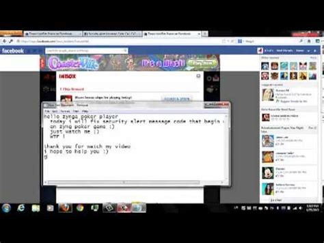 Alerta De Seguranca Solucao De Mensagem De Codigo Ca1 Ca2 Ca3 Zynga Poker