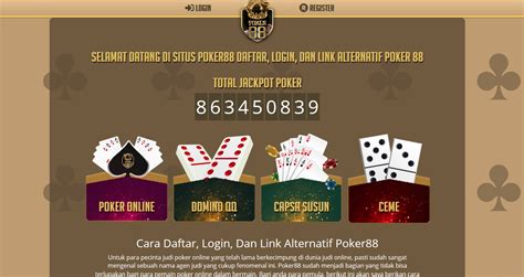 Alternatif Login Poker88