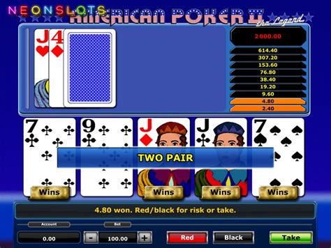 American Poker 2 To Play Novoline