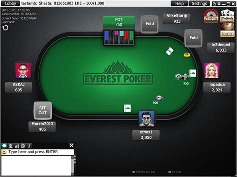 Aplicativo Everest Poker Despeje Iphone