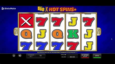 Bar X Hot Spins Bet365