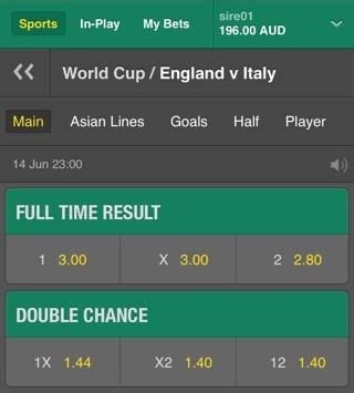 Book Of Gold Double Chance Bet365