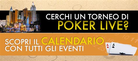 Calendario Tornei Poker Casino Ca Noghera