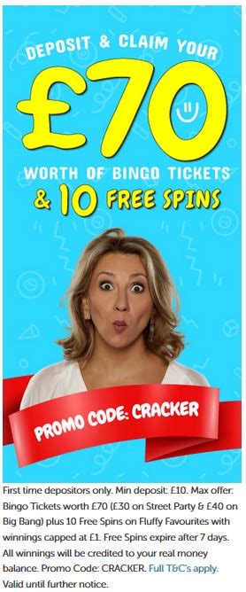 Cracker Bingo Casino Bonus