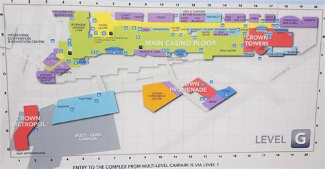 Crown Casino Restaurantes Mapa