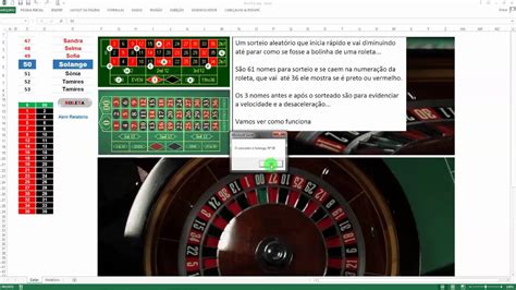 Excel Roleta Calculadora