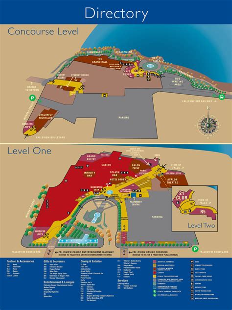 Fallsview Casino Mapa Chao