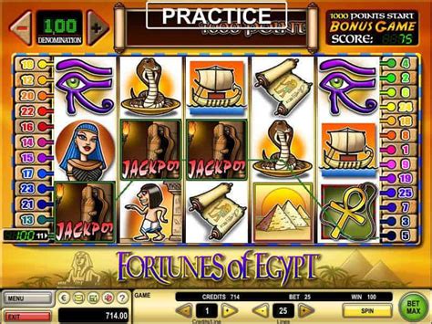 Fortunes Of Egypt Slot Gratis