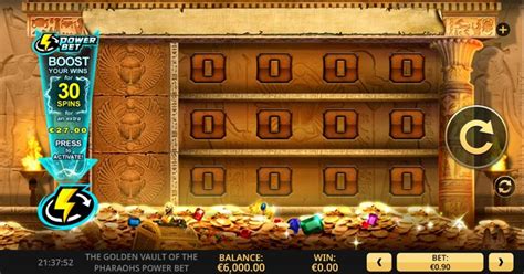 Jogar The Golden Vault Of The Pharaohs Power Bet No Modo Demo