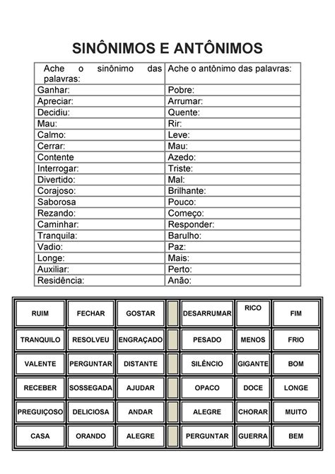 Jogo De Dados De Dicionario De Sinonimos