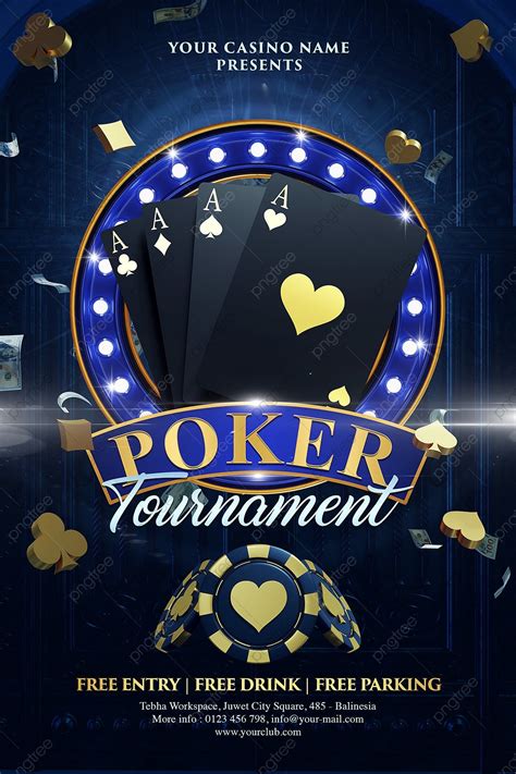 Livre Torneio De Poker Cartaz Modelo
