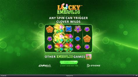 Lucky Emeralds Pokerstars