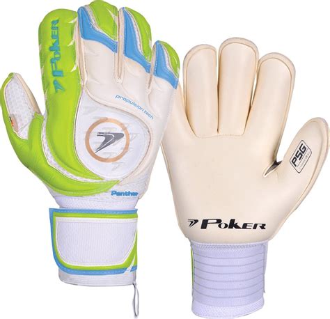 Luva De Goleiro Poker Panther Pro Prata