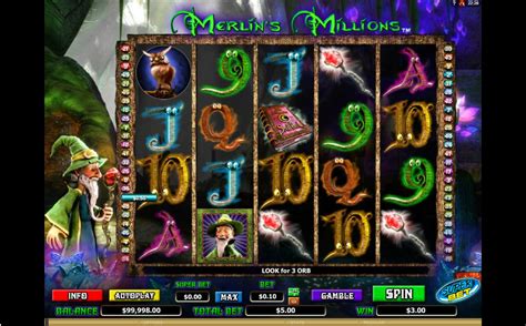 Merlins Milhoes De Slots Livre