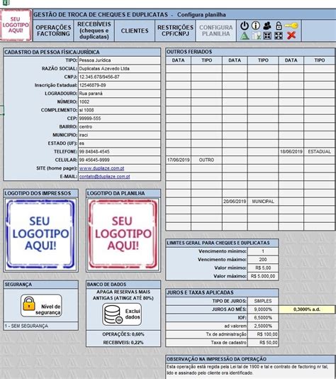 O Cassino De Desconto De Cheques