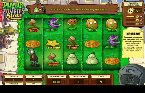 Plantas Vs Zombies Slot Livre