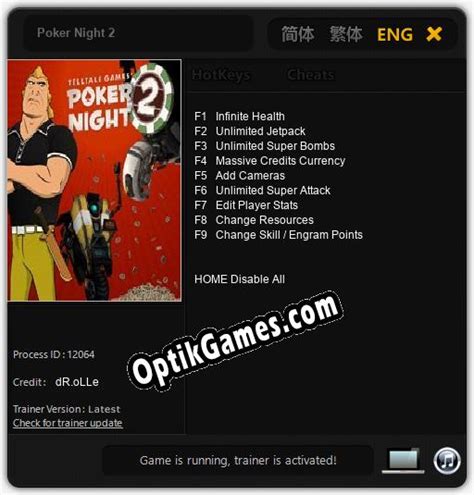 Poker Night 2 Trainer Download