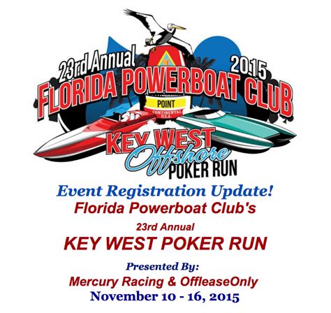 Poker Run Key West Fl 2024