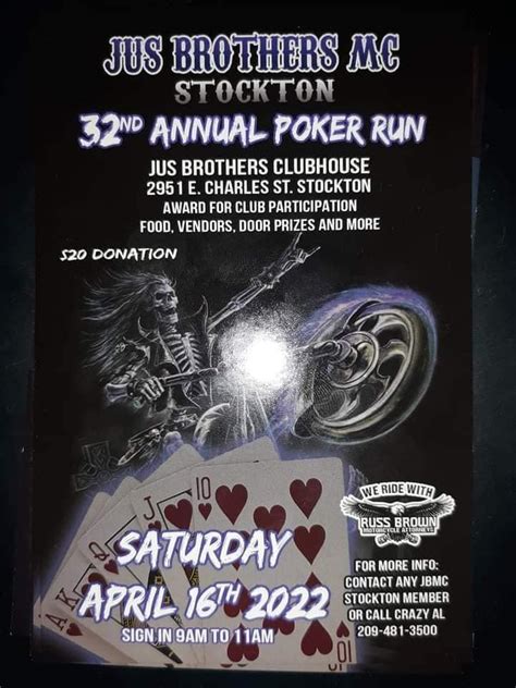 Poker Run Stockton