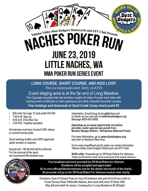 Pouco Naches Poker Run