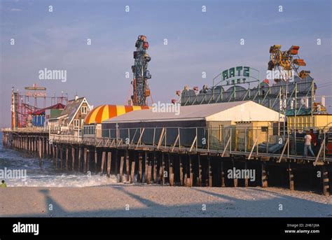 Quebra Mar Da Praia De Casino Pier De Seaside Heights Nj