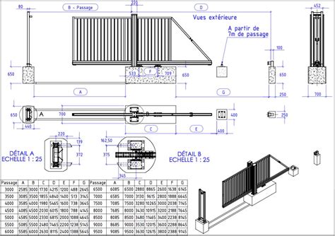 Roleta Portail Coulissant Dwg