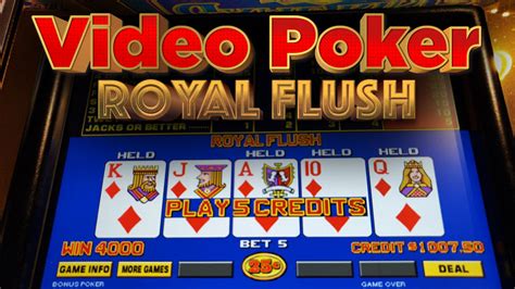 Royal Flush Party Video Poker Slot Gratis