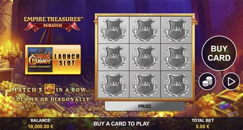 Slot Empire Treasures Scratch Card